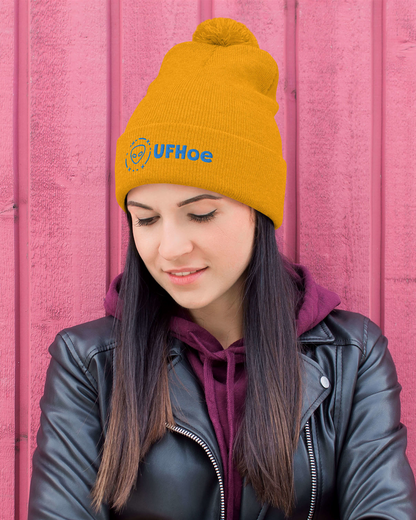 UFHoe Pom-Pom Beanie